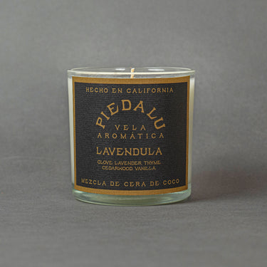 Lavendula scented candle in 7 ounce vessel - Piedalu